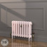 CI-RK460-PNK-FB-LS04 - Rook Pink 2 Column Victorian Cast Iron Radiator H460mm x W458mm CI-RK460-PNK-FB-LS04 - Rook Pink 2 Column Victorian Cast Iron Radiator H460mm x W458mm